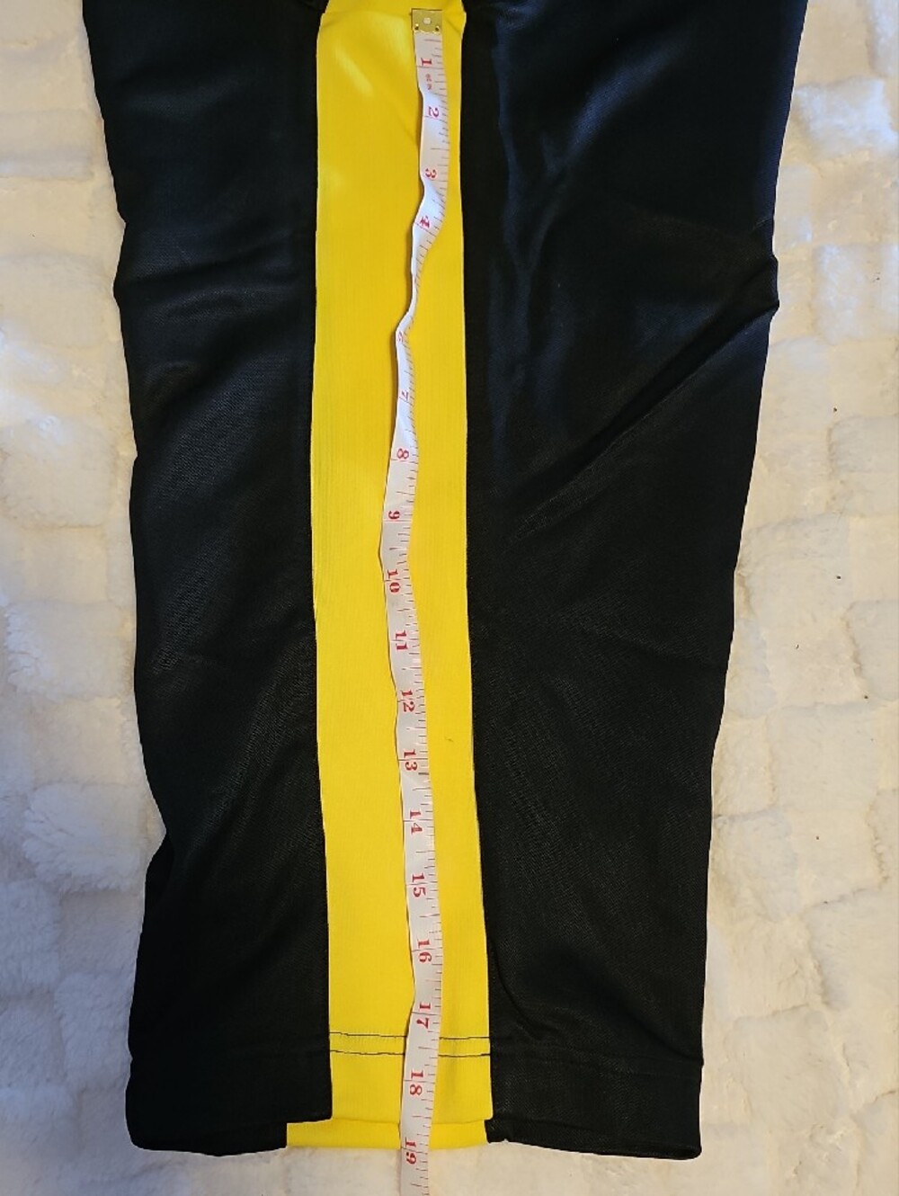 🔥 New Palm Angels Men's Classic Track Shorts Black Yellow - Size Medium Authent - Picture 10 of 11
